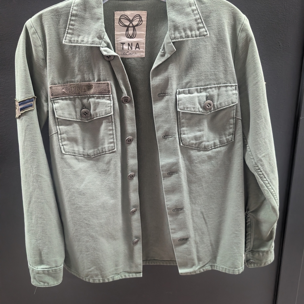 Aritzia Ladies's Olive Green Utility Jacket